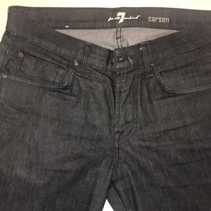 Seven carsen straight fit denim 32w / 29.5” L